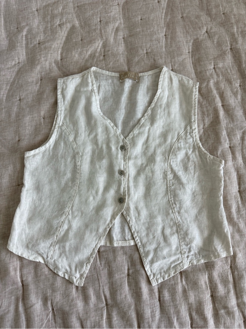 Proyecto Rufina Linen vest